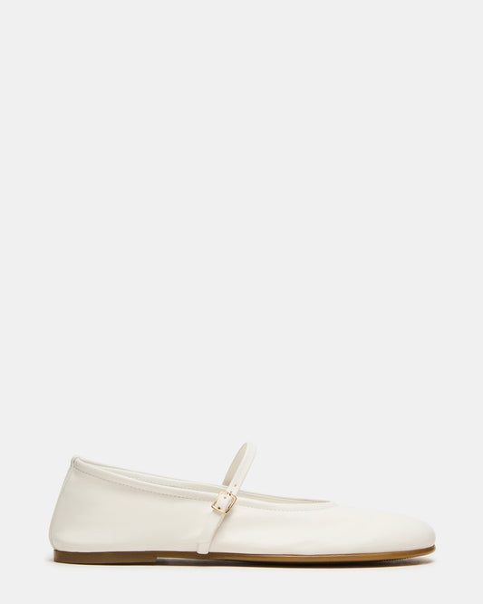 BESETTE Bone Leather Mary Jane Ballet Women's Flat