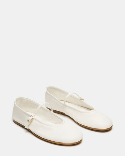 BESETTE Bone Leather Mary Jane Ballet Women's Flat
