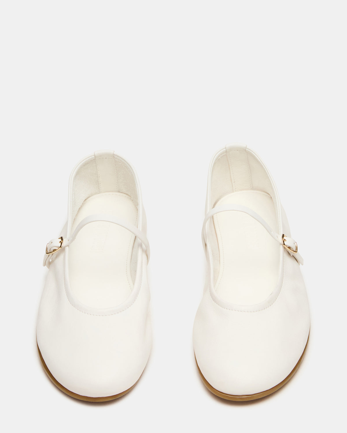BESETTE Bone Leather Mary Jane Ballet Women's Flat