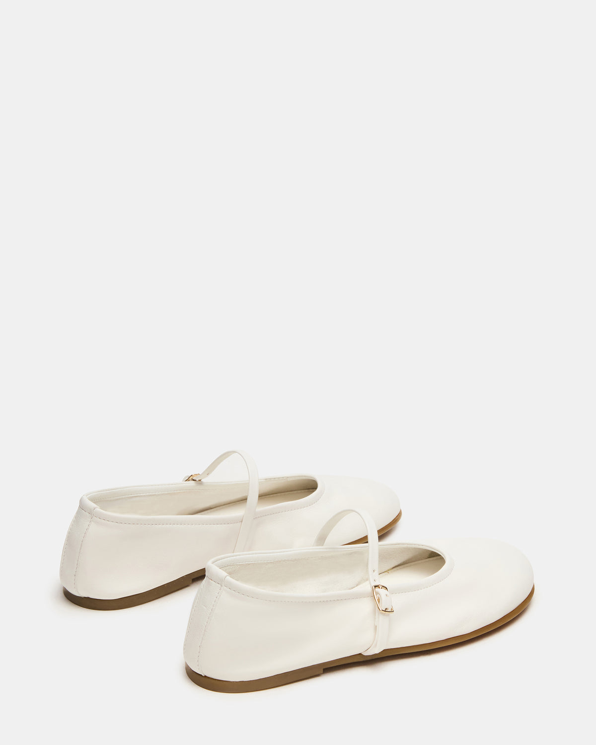BESETTE Bone Leather Mary Jane Ballet Women's Flat