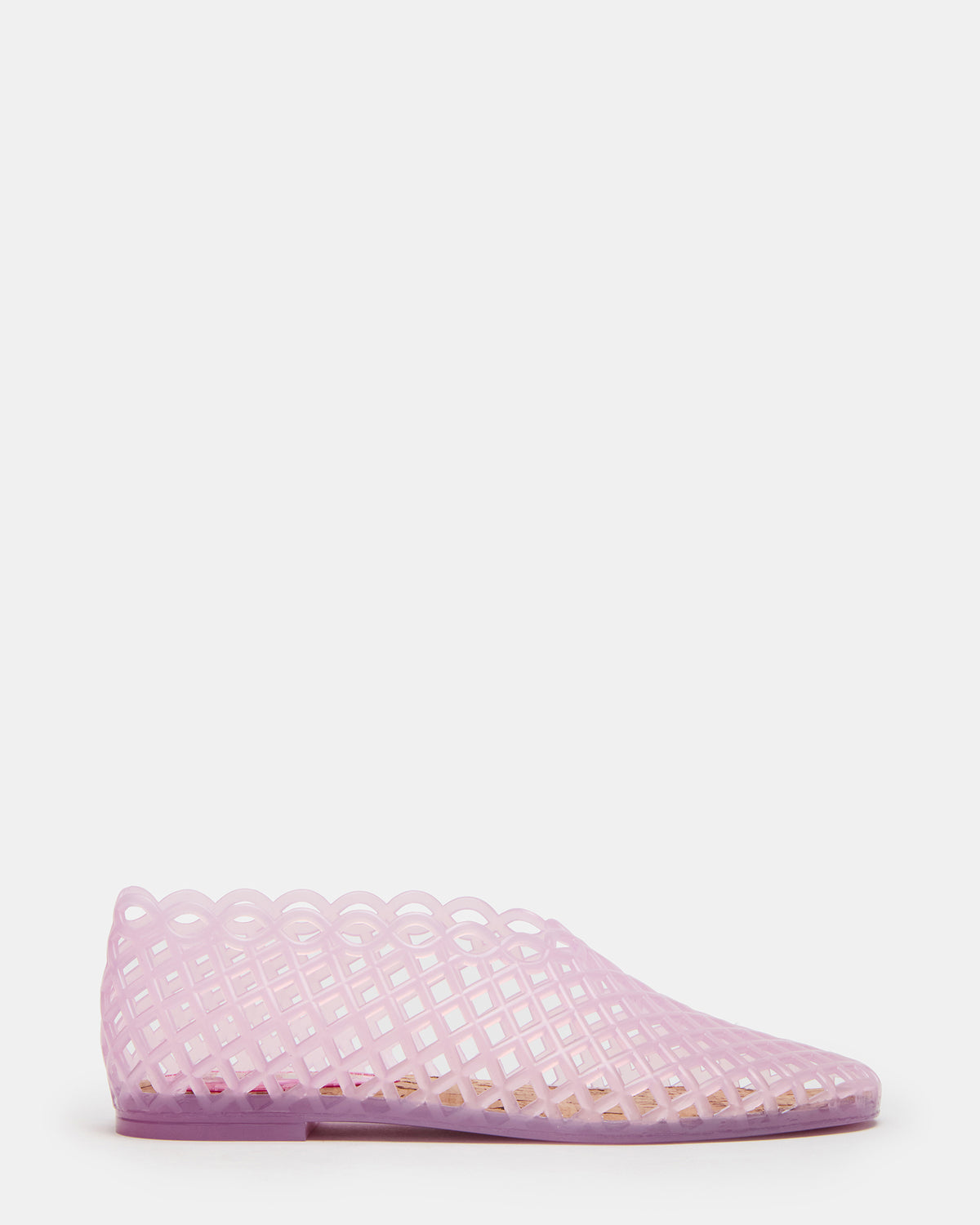 GROVE Pink Square-Toe Jelly Women's Flat