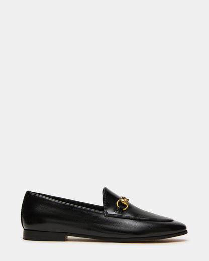 GRAFTON Black Leather Women's Loafer