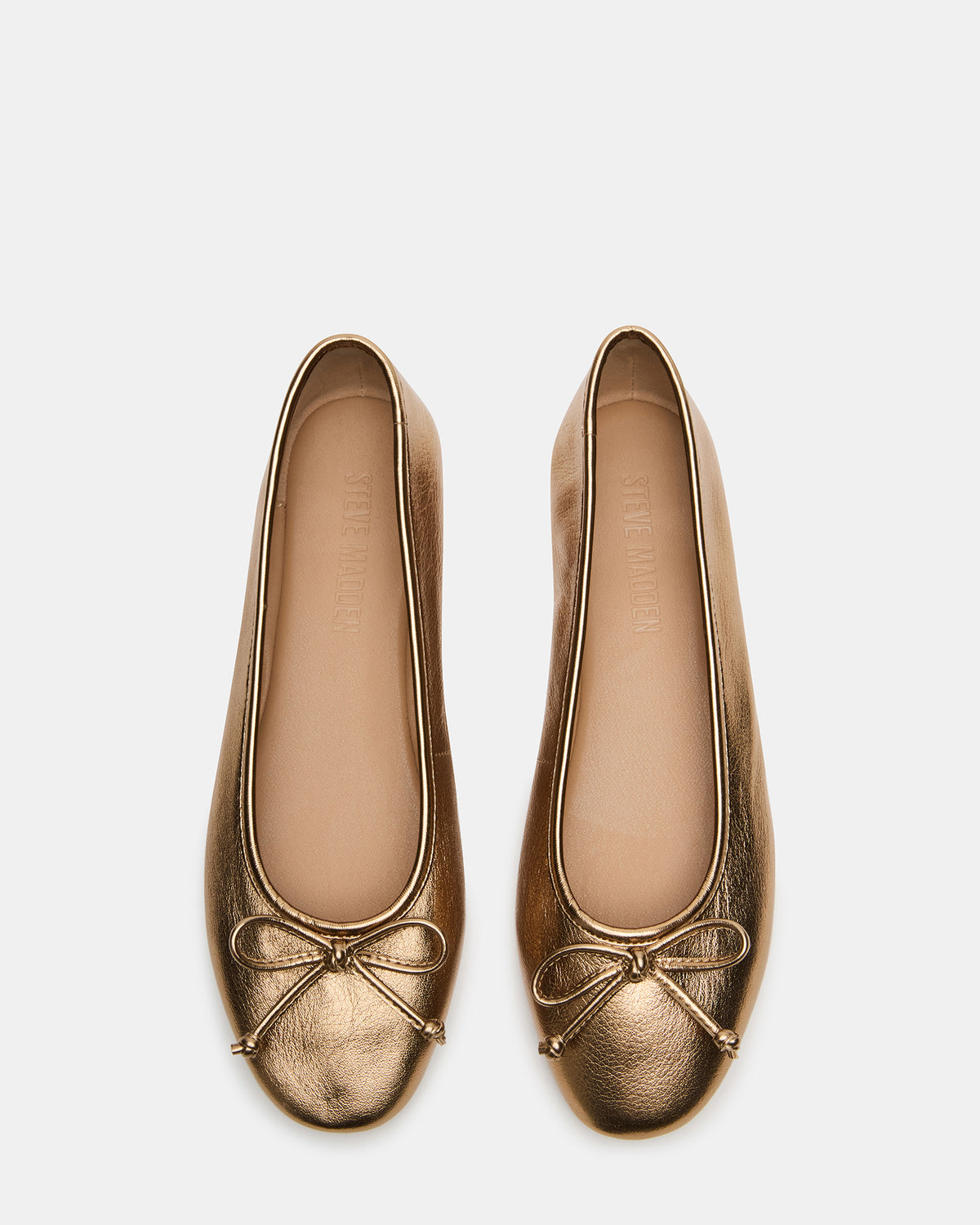 VIXEN Gold Women's Ballet Flats