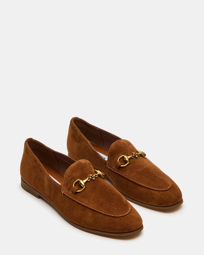 GRAFTON Chestnut Suede Women's Loafer