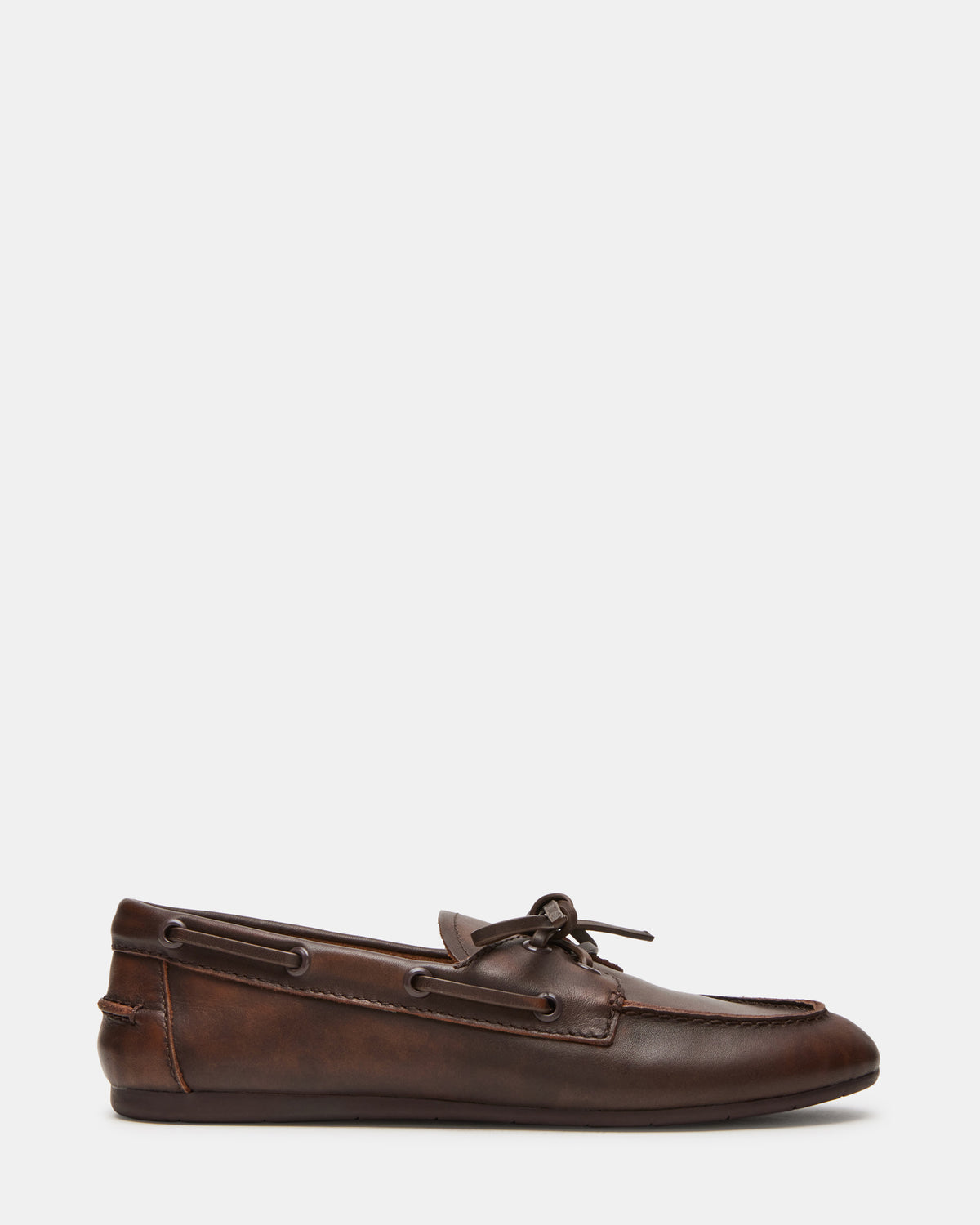 SAG Brown Leather Women's Boat Shoe