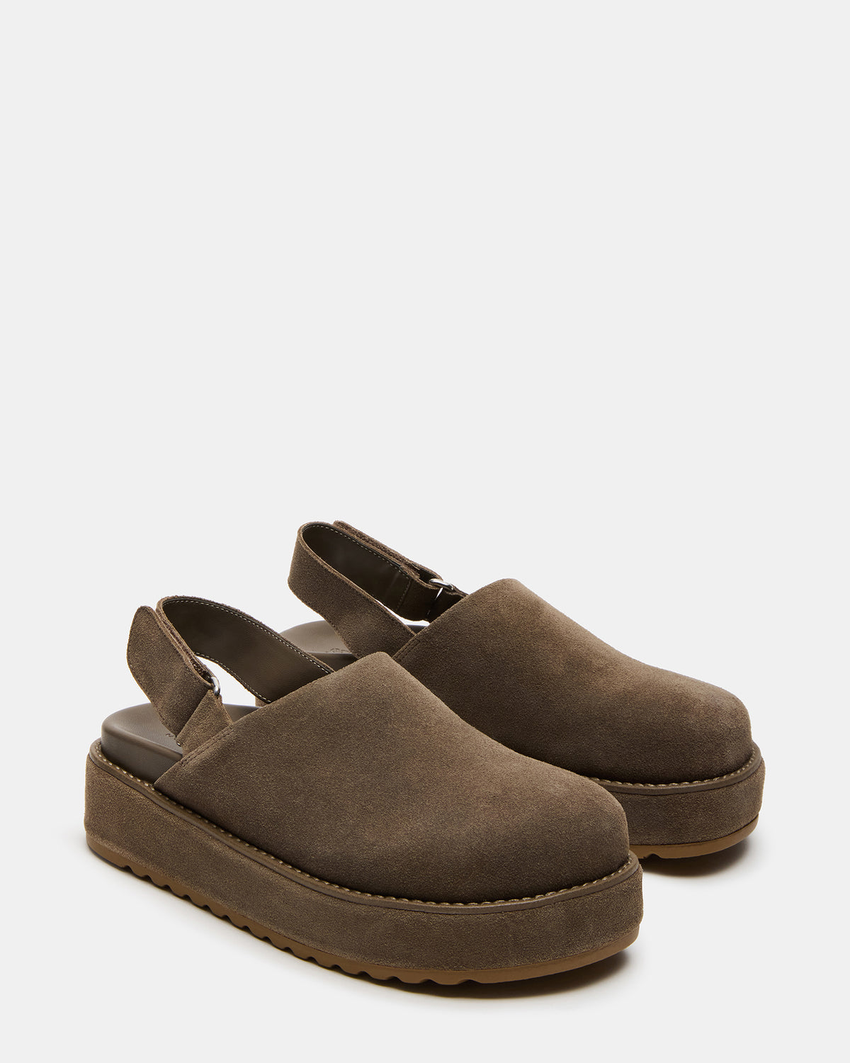 MELLOW Grey Sage Women's Slingback Platform Clog