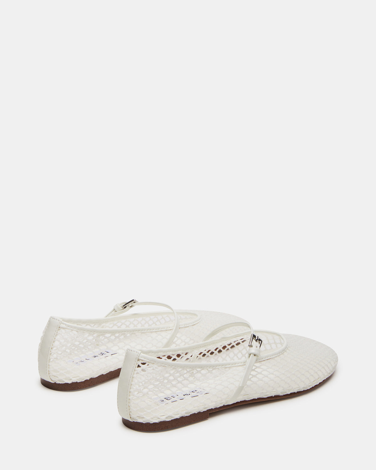 MAGS White Mary Jane Women's Ballet Flats