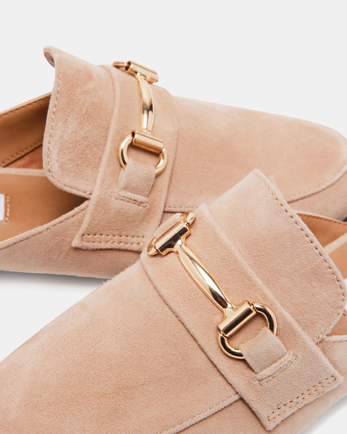 KANDI Camel Suede Women's Designer Loafers