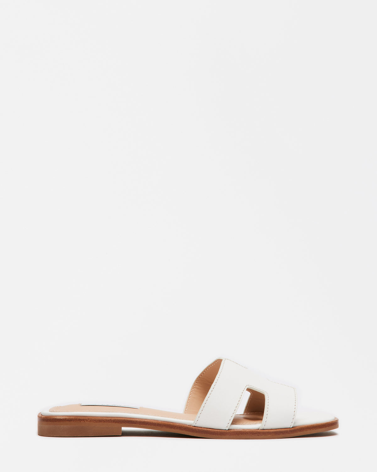 HADYN White Leather Sandal | Women's Designer Sandals
