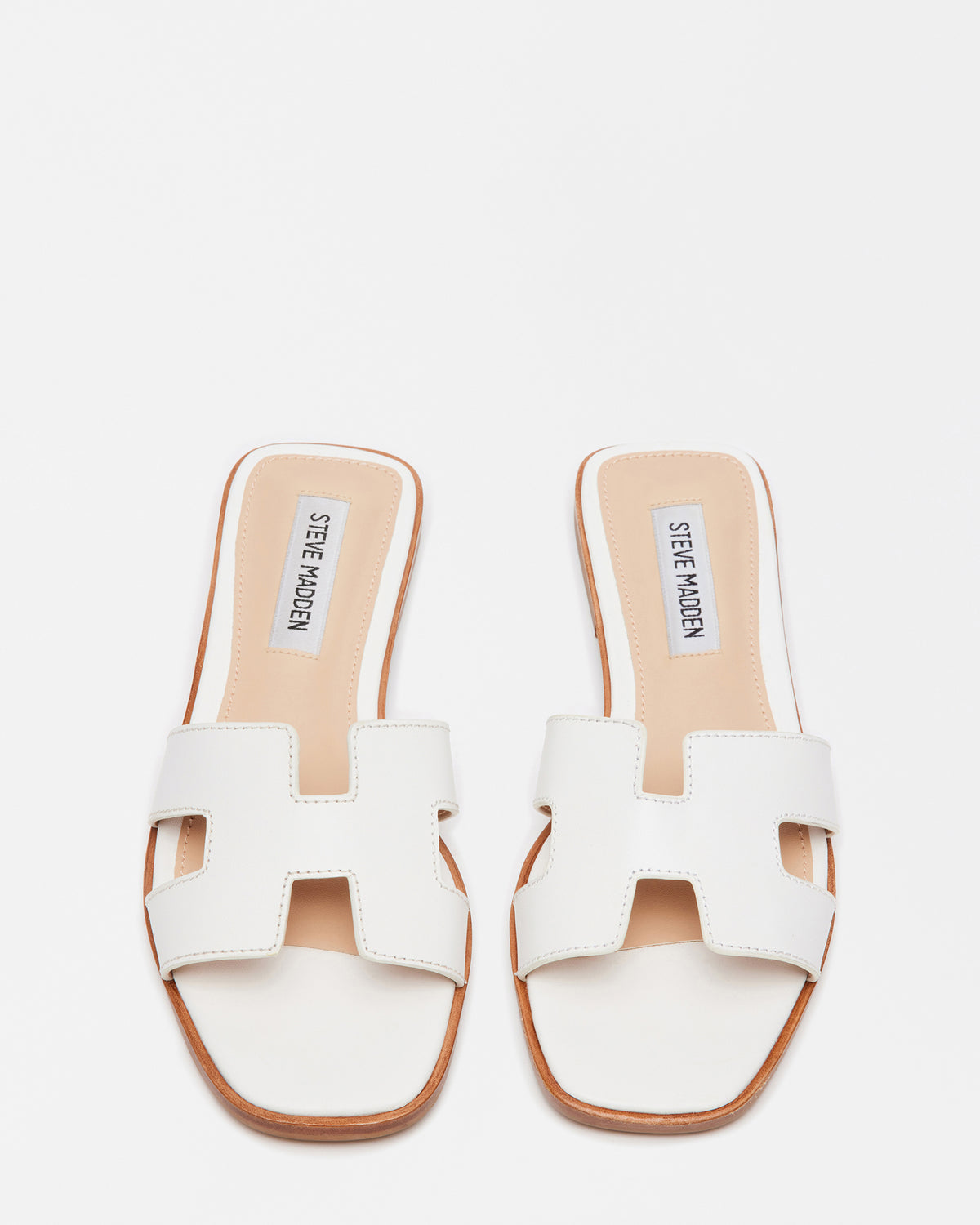 HADYN White Leather Sandal | Women's Designer Sandals
