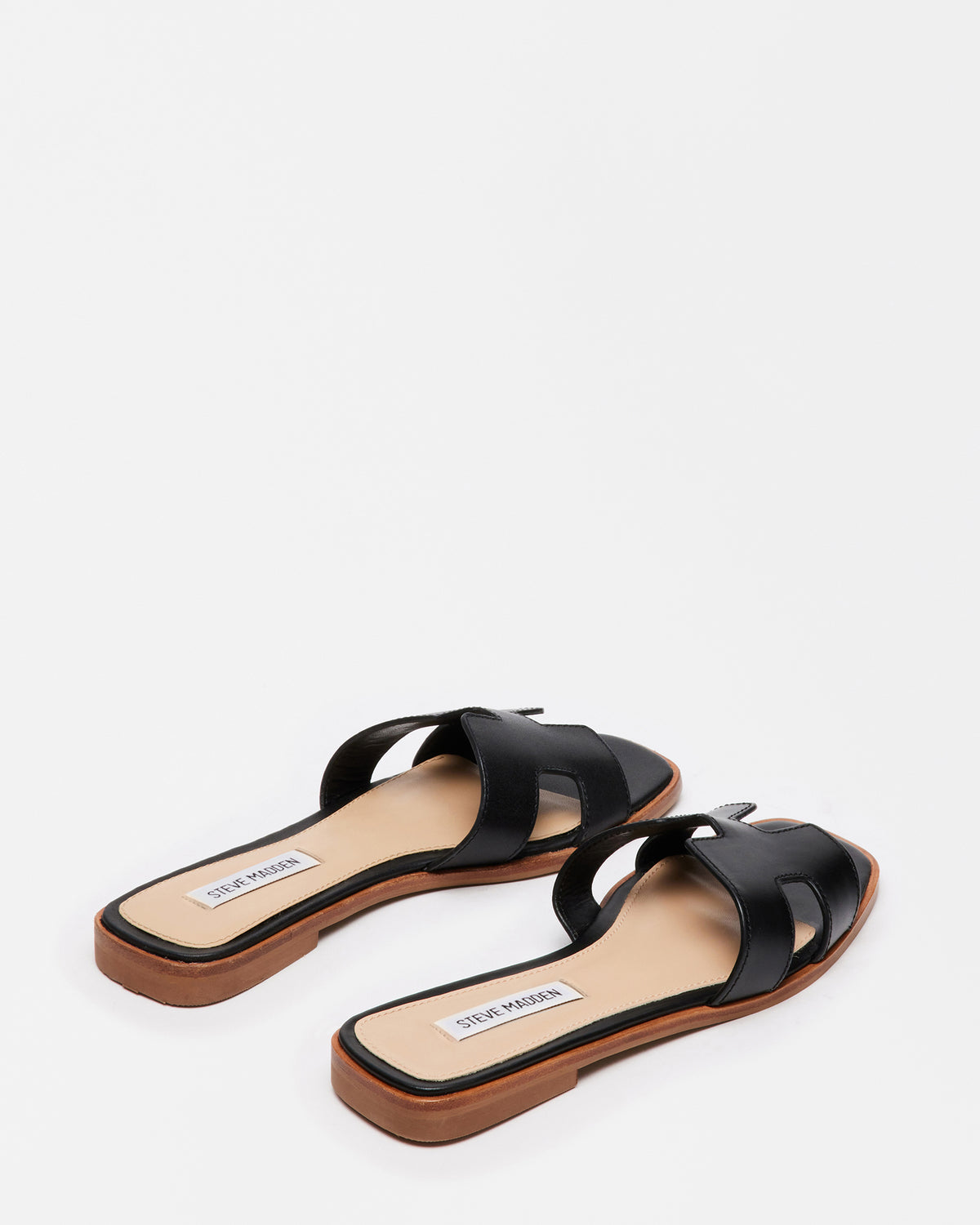 HADYN Black Leather Sandal | Women's Designer Sandals