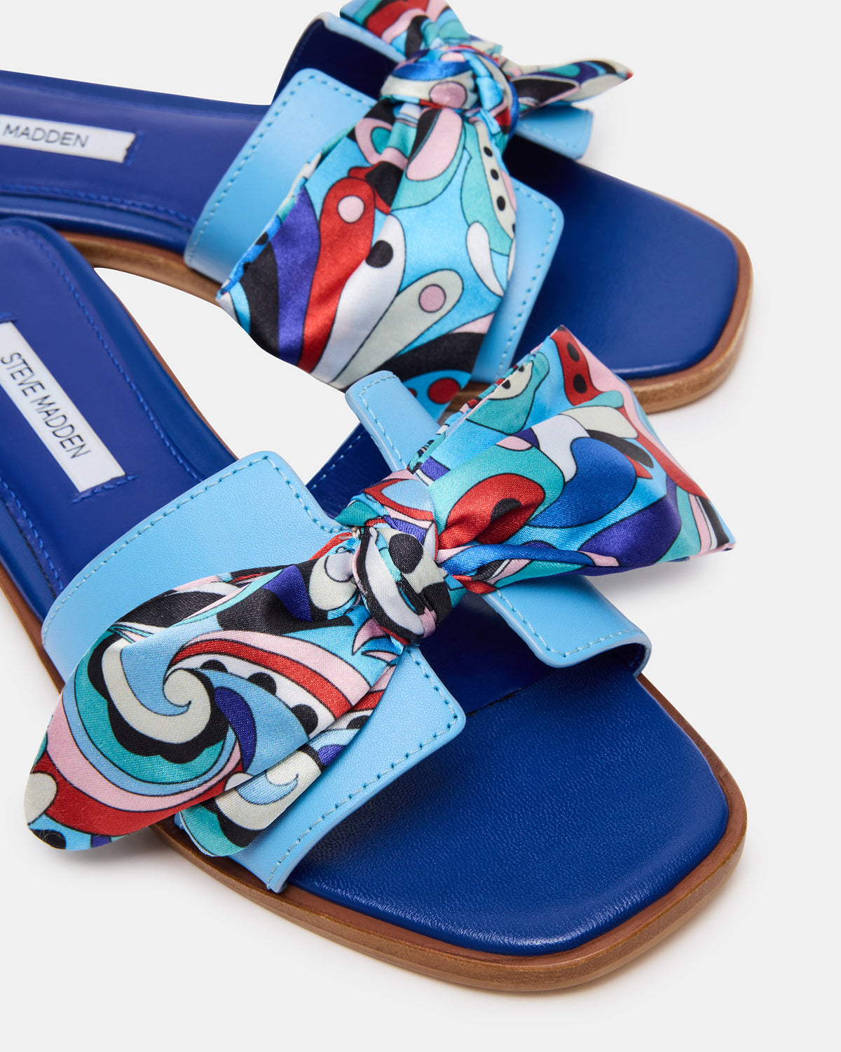 HADYN Blue Scarf Women's Designer Sandal