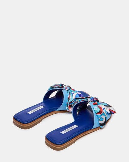 HADYN Blue Scarf Women's Designer Sandal