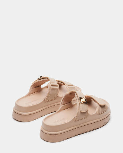 BIGSCHMONA JELLY Natural Women's Platform Slide Sandal