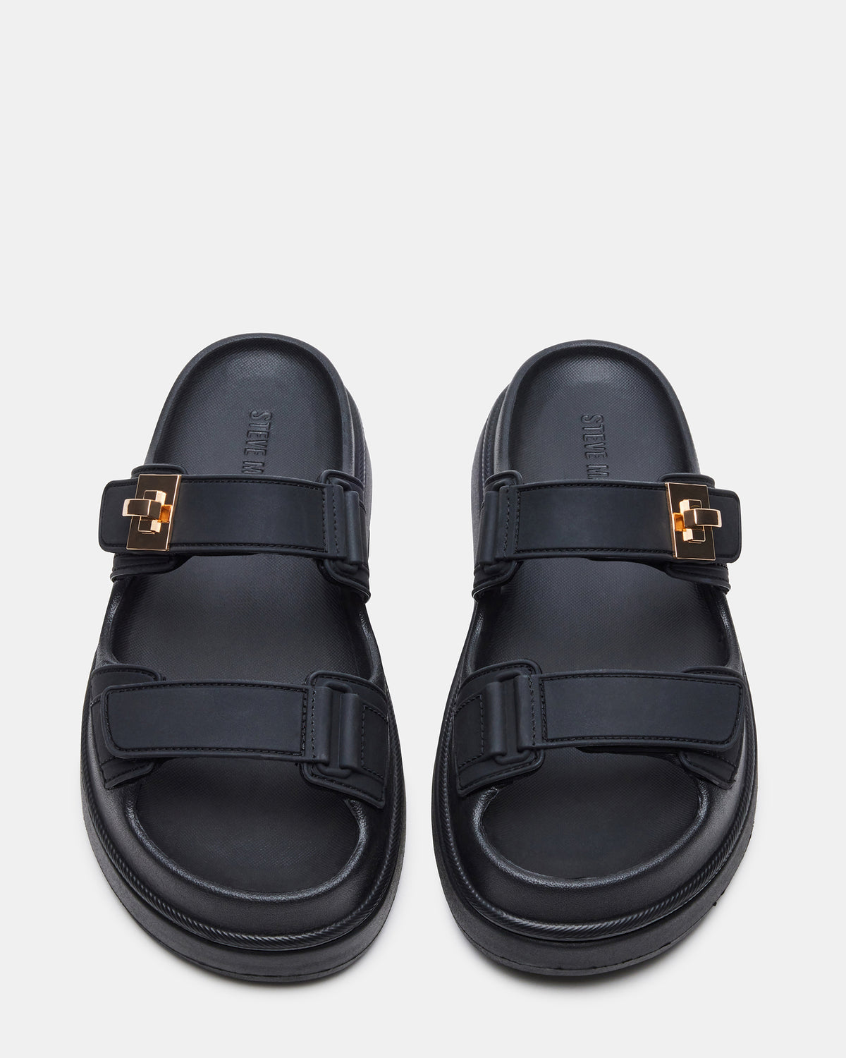 BIGSCHMONA JELLY Black Women's Platform Slide Sandal