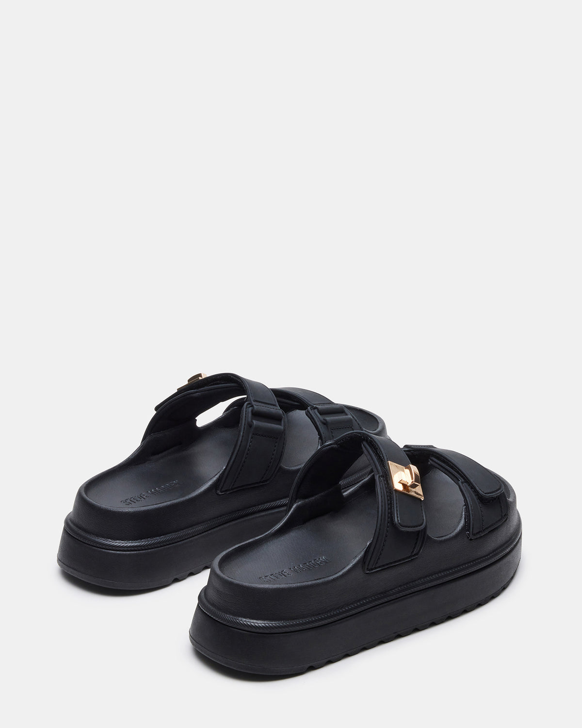 BIGSCHMONA JELLY Black Women's Platform Slide Sandal