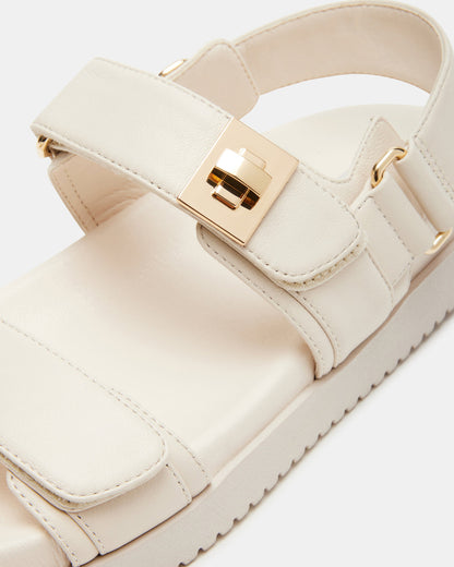 MONA Bone Leather Flatform Women's Sandal