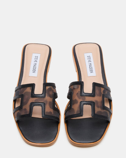 HADYN Mesh Leopard Women's Designer Sandal