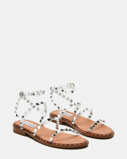 TRAVEL Clear Women's Studded Strappy Sandal