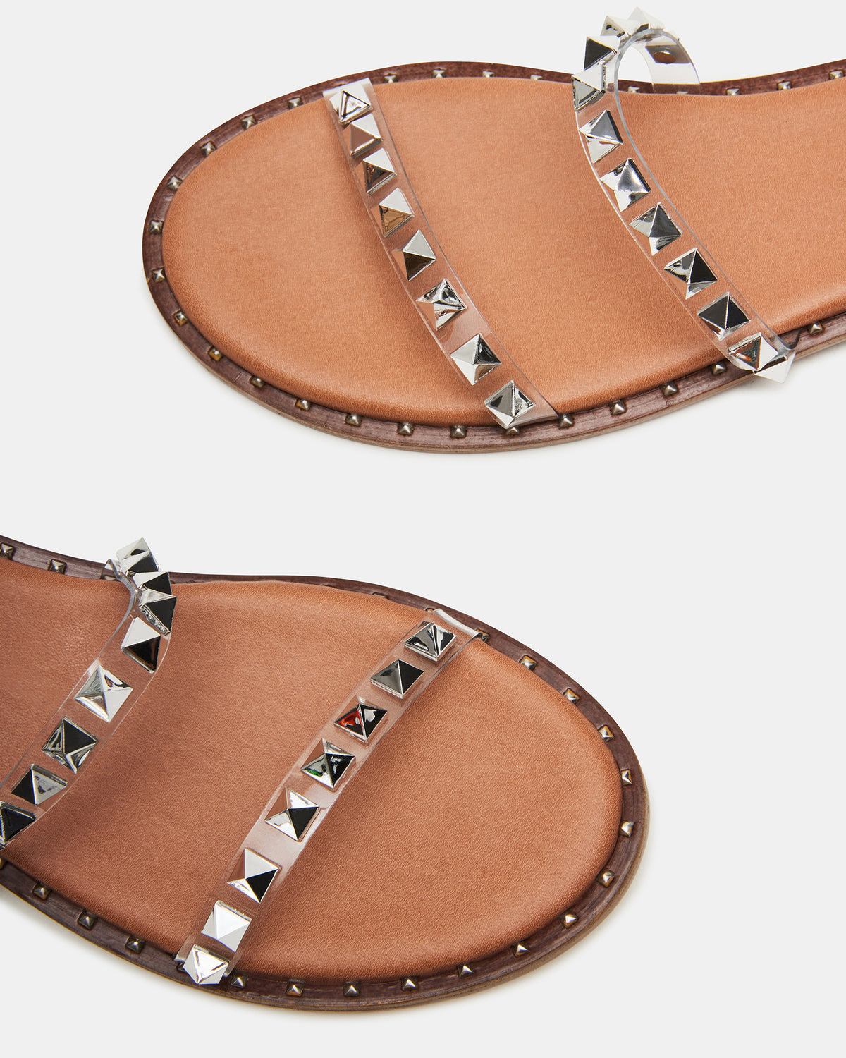 TRAVEL Clear Women's Studded Strappy Sandal
