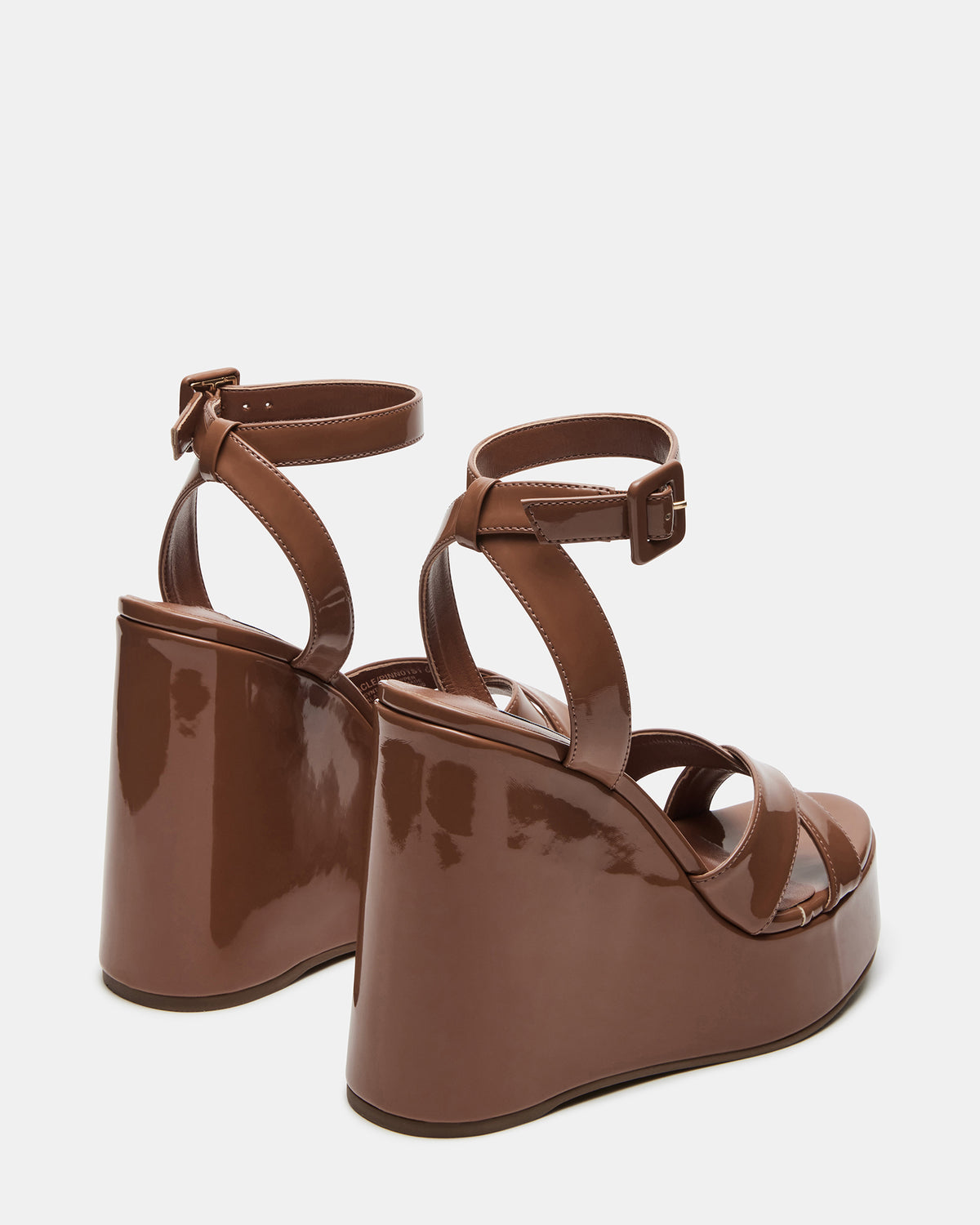 PINNACLE Camel Patent Women's Platform Wedge Sandal