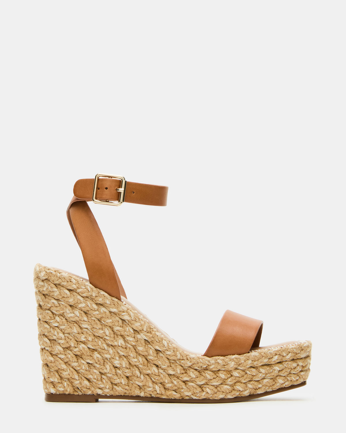 COSMO Tan Leather Rattia Women's Platform Wedge
