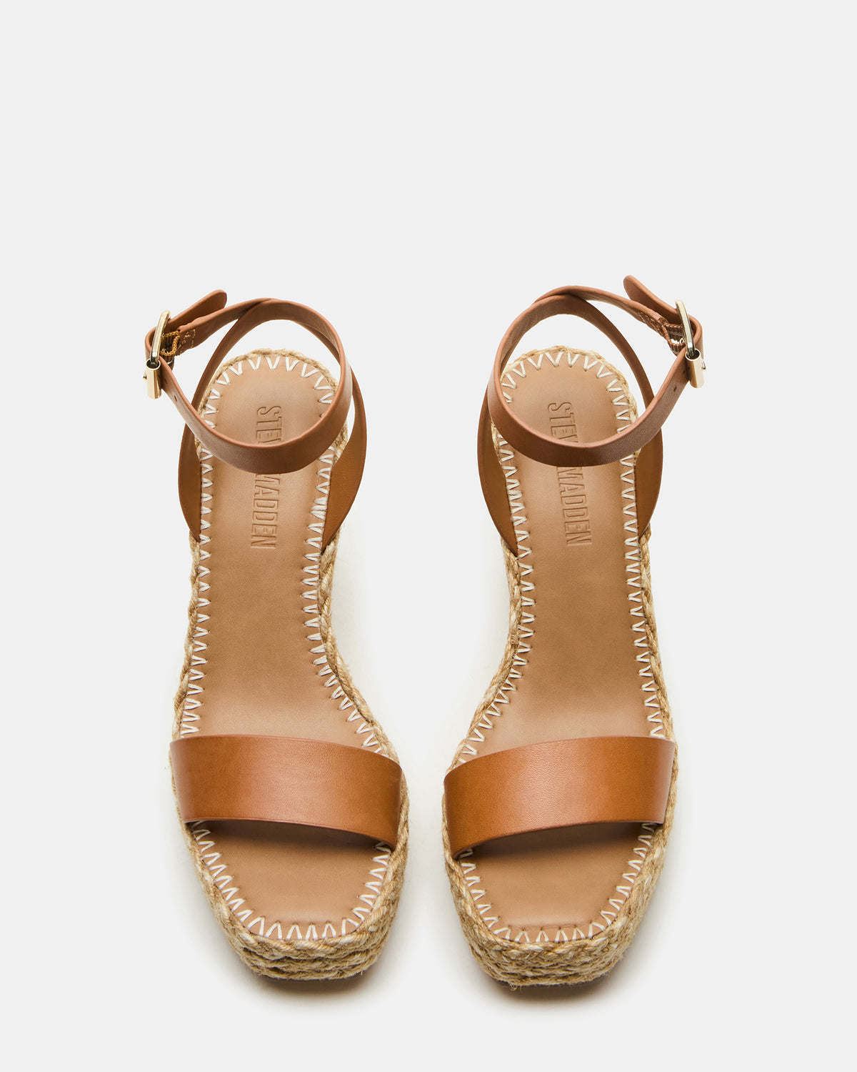 COSMO Tan Leather Rattia Women's Platform Wedge