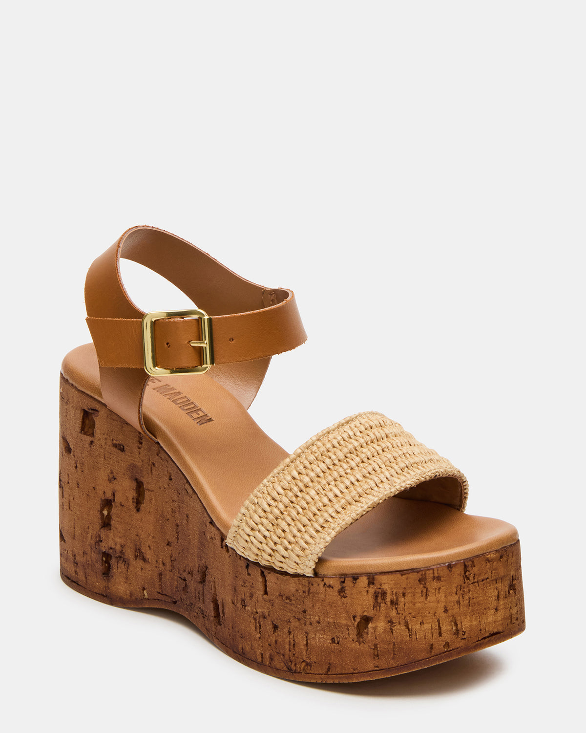 CABERNET Raffia Women's Platform Wedge Sandal