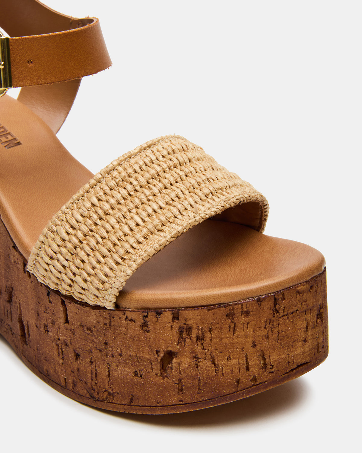 CABERNET Raffia Women's Platform Wedge Sandal