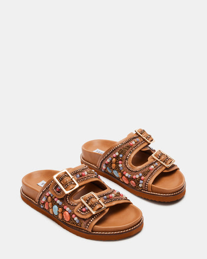 CABO Multi Beaded Footbed Slide | Women's Sandals
