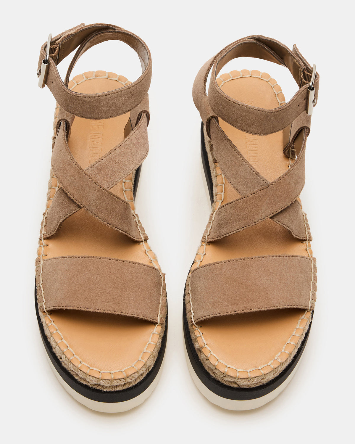 SOREN Taupe Suede Women's Espadrille Sandal