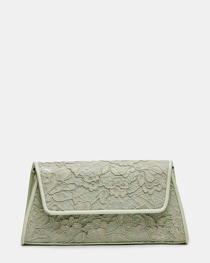 AVANT Bag Pistachio French Binding Trapezoid Crossbody Clutch Handbag