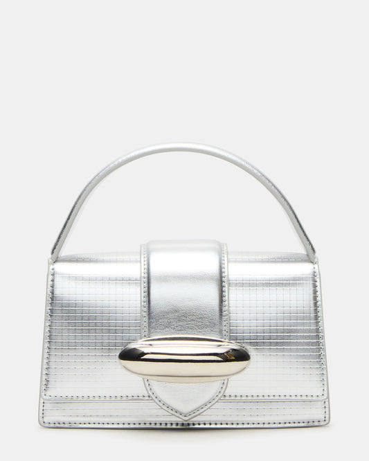 MISHELL Bag Silver Disco Top-Handle Mini Handbag