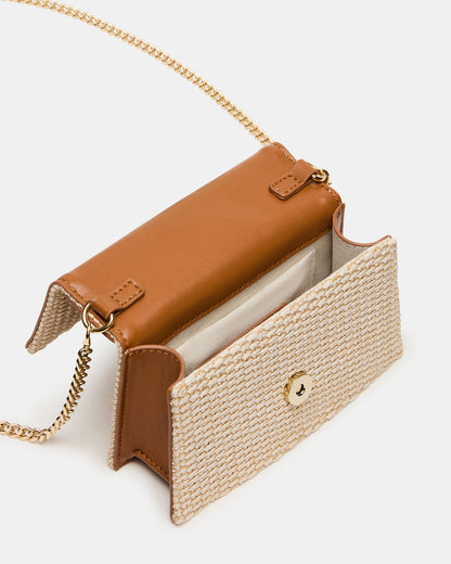 MISHELL Bag Light NaturalTop-Handle Mini Handbag