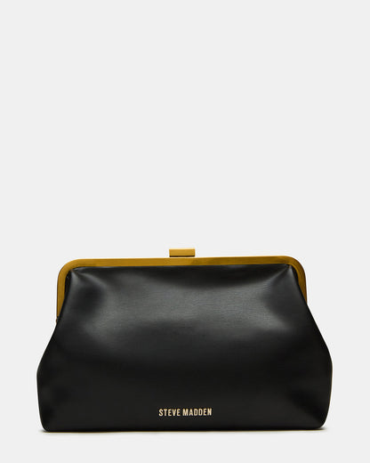 KISSES Bag Black Chain Strap Crossbody Clutch Handbag