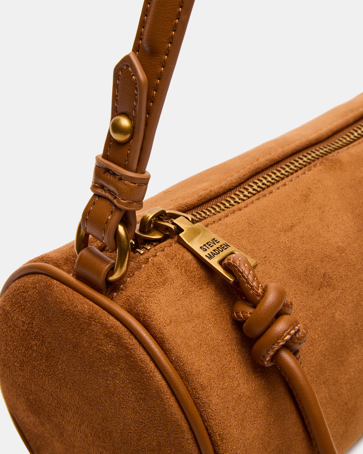 PRIYA Bag Tobacco Mini Barrel Shoulder Handbag