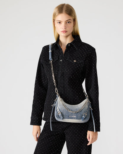 VITAL Denim Fabric Women's Shoulder Bag
