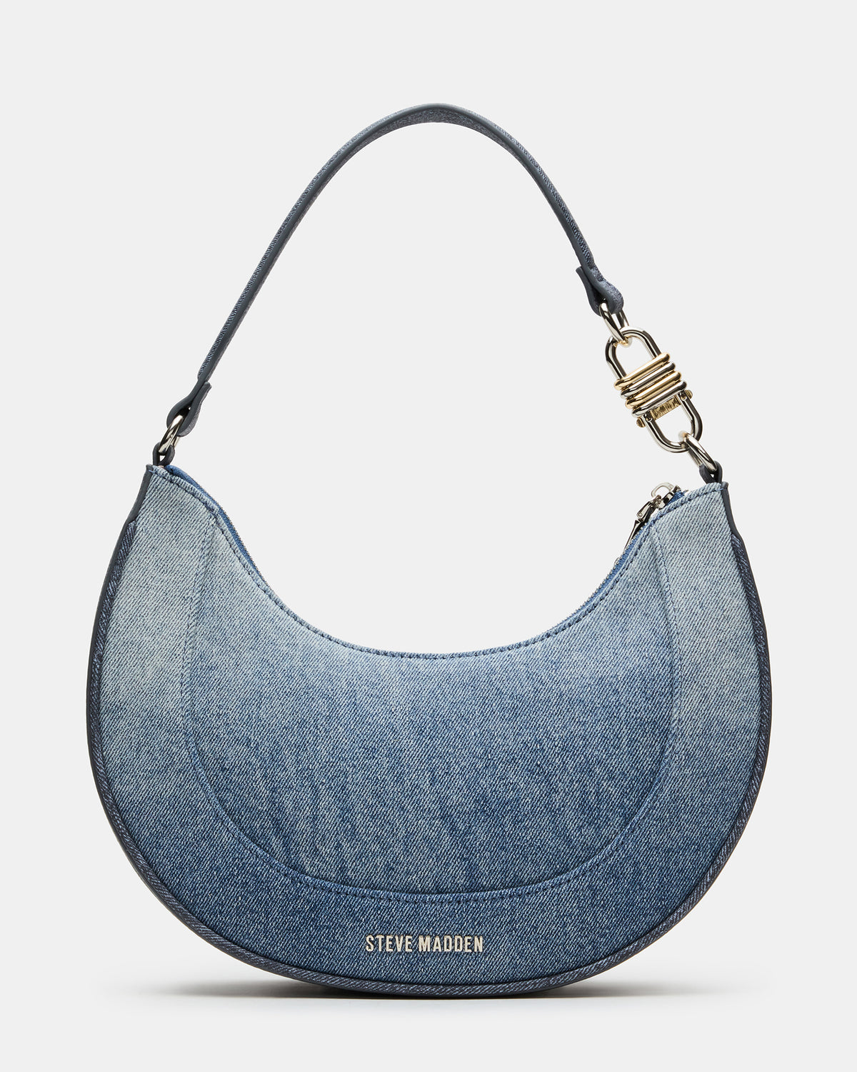 LIAMM Bag Denim Shoulder Strap Dome-Studded Women's Handbag