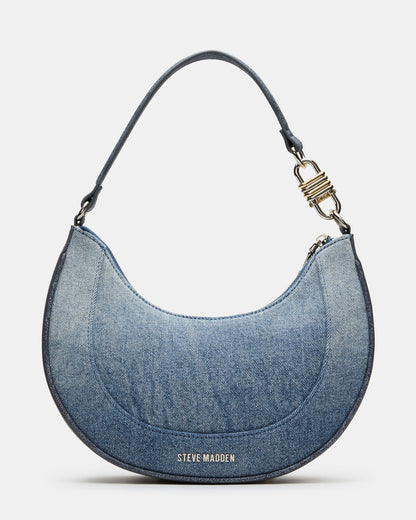 LIAMM Bag Denim Shoulder Strap Dome-Studded Women's Handbag