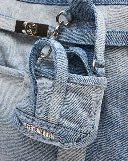 BOAT Bag Denim Shoulder Strap Denim Tote Handbag