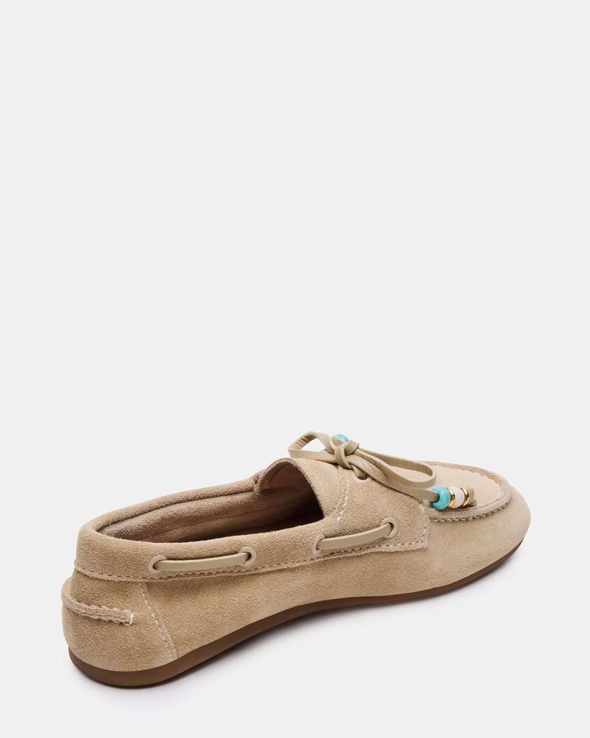 SAG Beads Sand Suede Women's Boat Shoe