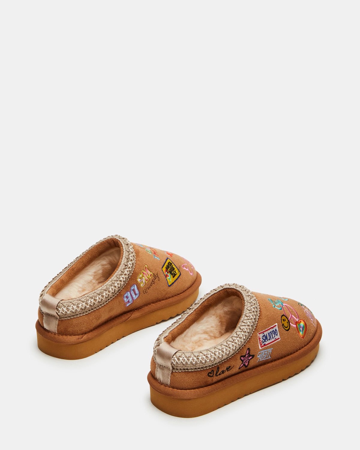 Kids' SELENA Cognac Multi Girls' Slip-On Mule Flat