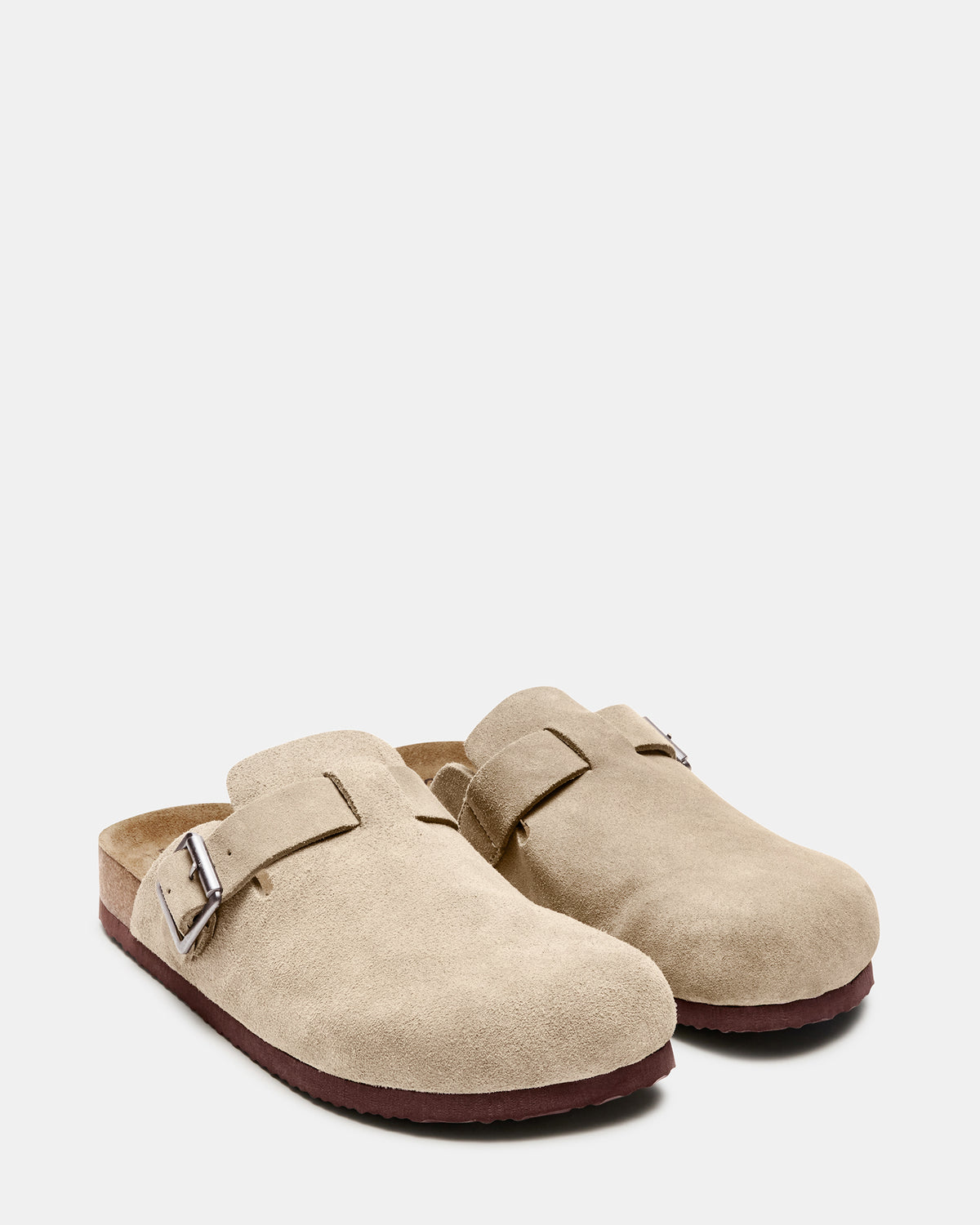 WILDERR Taupe Suede Slip-On Men's Casual Clog