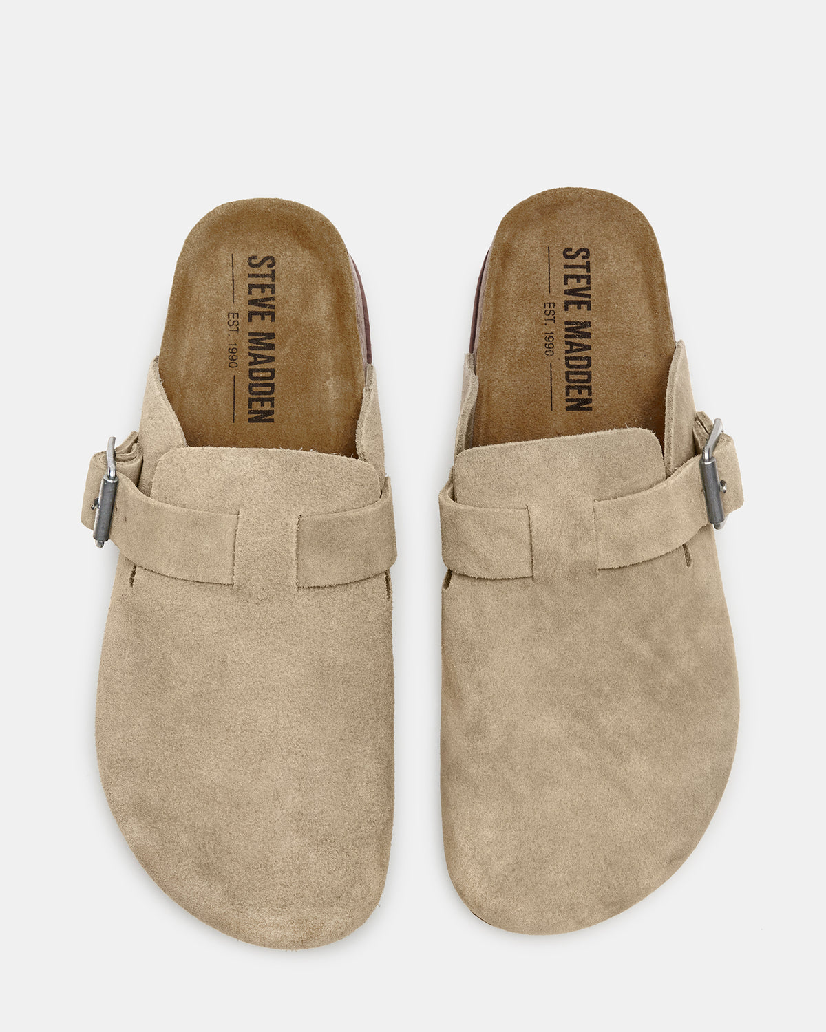 WILDERR Taupe Suede Slip-On Men's Casual Clog
