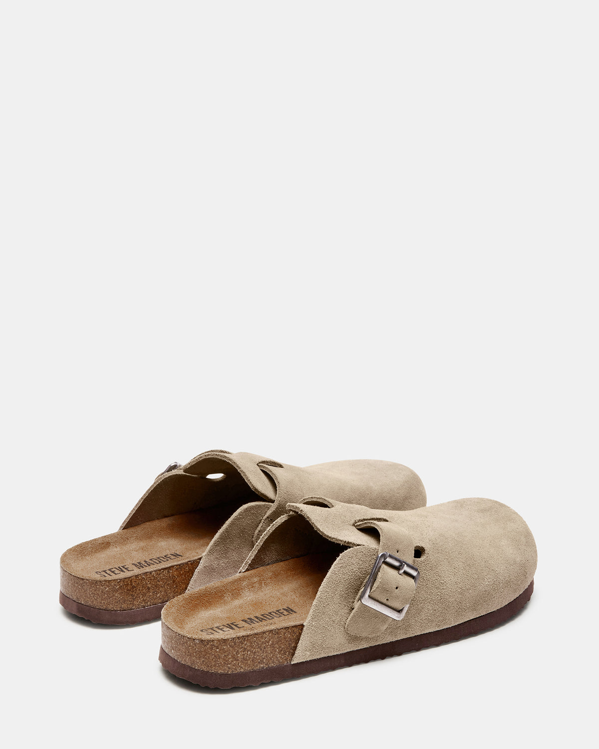 WILDERR Taupe Suede Slip-On Men's Casual Clog