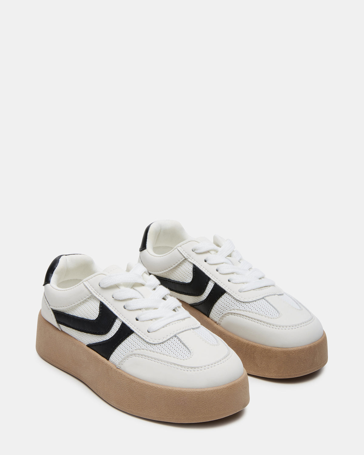 Kids' JERSEY White Girls' Low-Top Platform Sneaker
