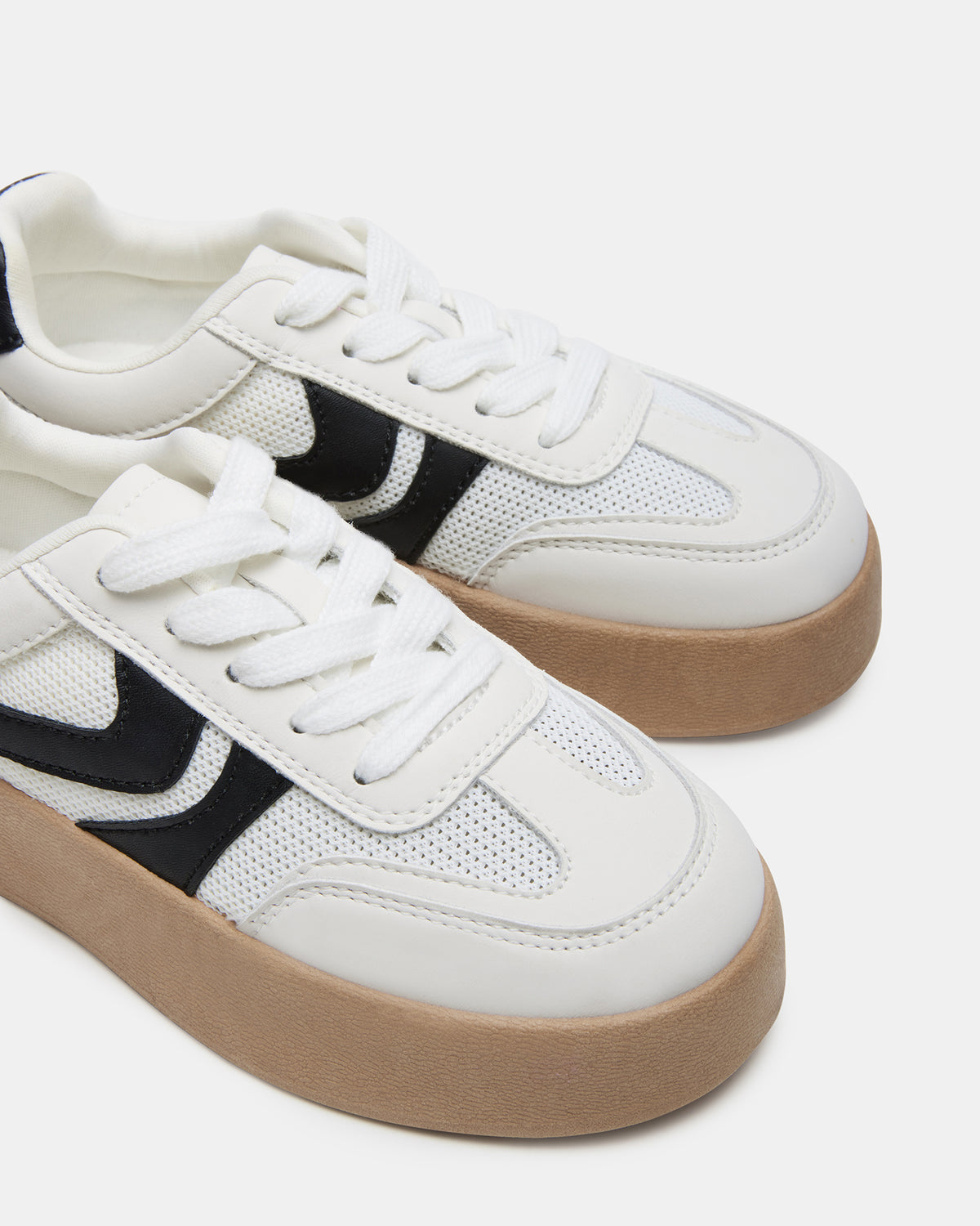 Kids' JERSEY White Girls' Low-Top Platform Sneaker