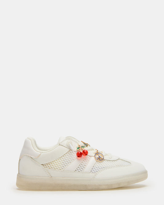 Kids' VERDICT White Multi Low-Top Lace-Up Girls' Sneaker