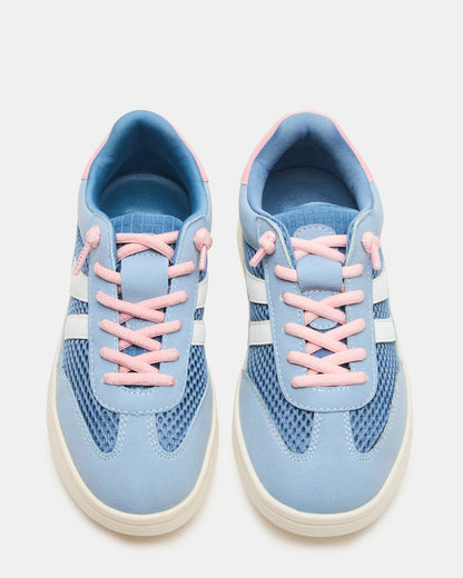 Kids' VERDICT Blue Multi Low-Top Lace-Up Girls' Sneaker
