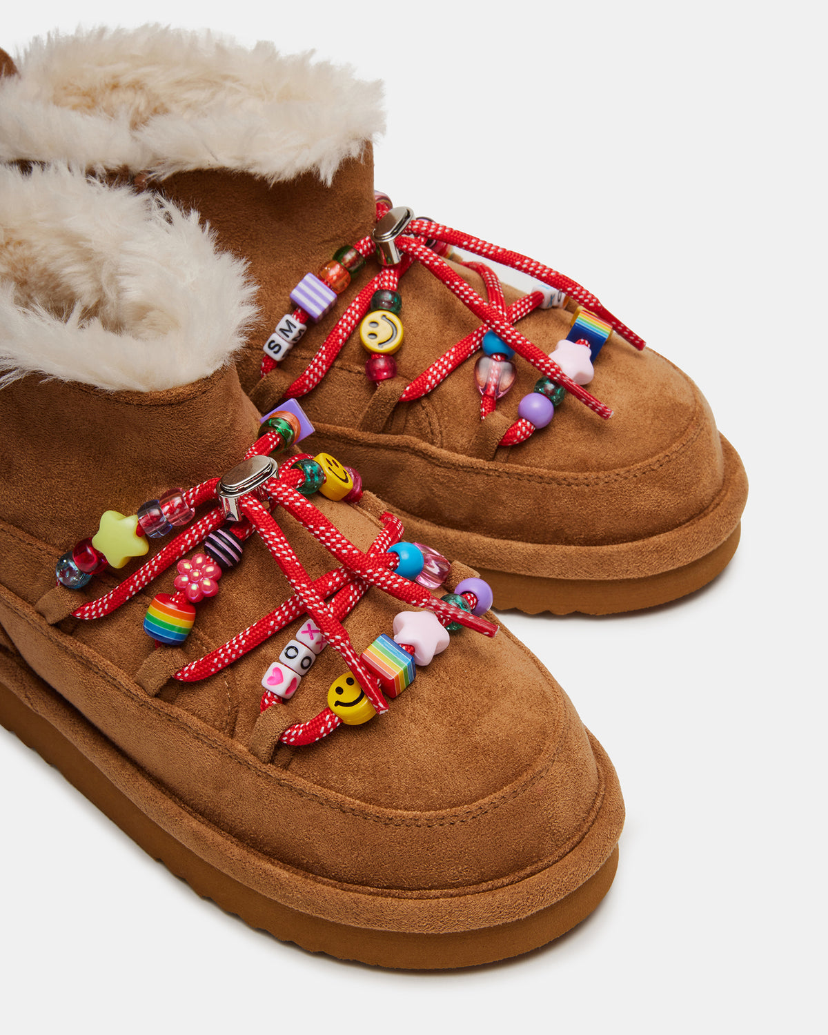 Kids' GLAZER Cognac Girls' Lace-Up Ankle Boot